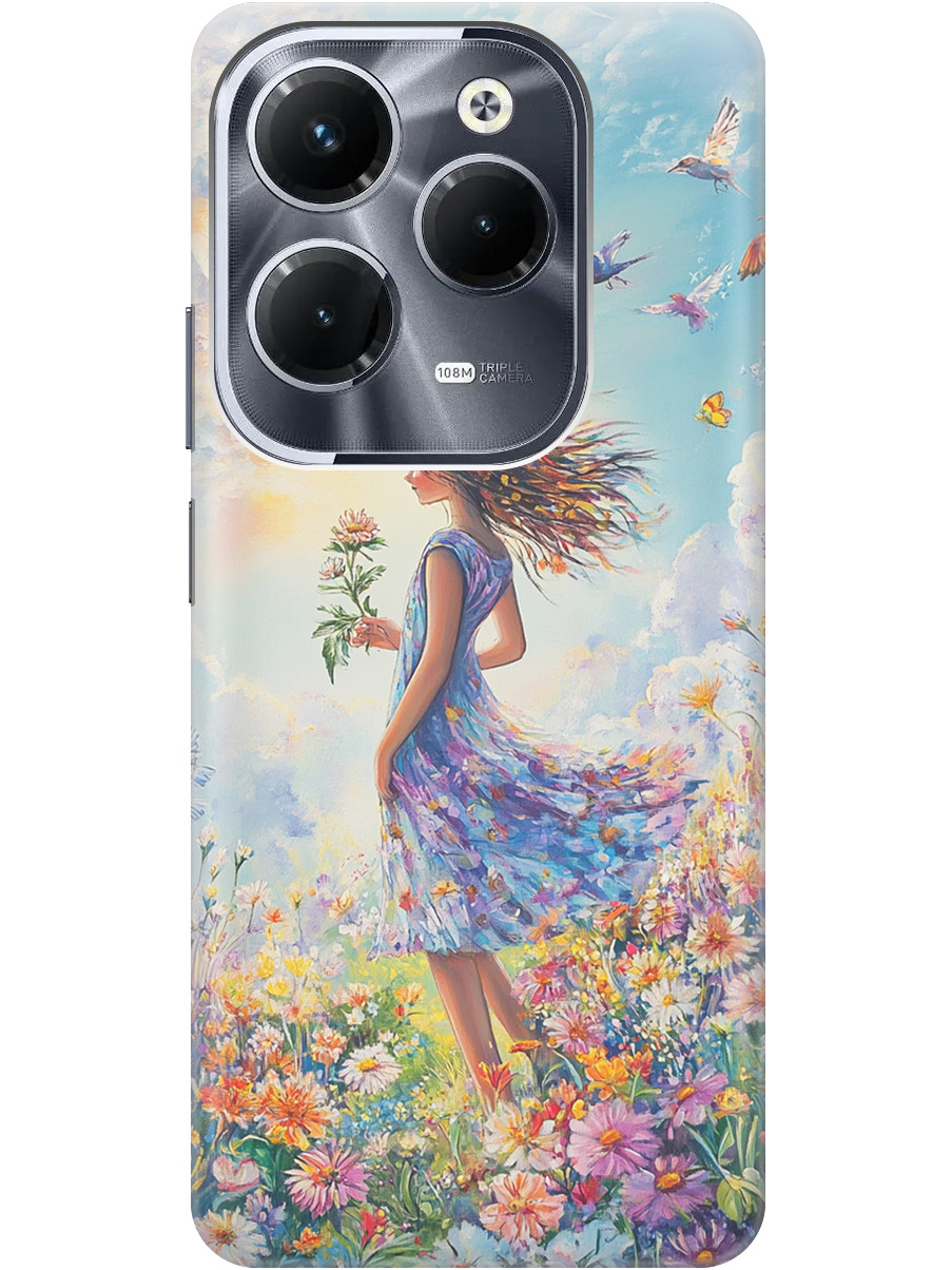 Силиконовый чехол на Infinix Hot 40 / Hot 40 Pro с принтом "Девочка в поле цветов", Прозрачный;зеленый;розовый;синий;желтый, 778679223
Силиконовый чехол на Infinix Hot 40 / Hot 40 Pro с принтом "Девочка в поле цветов", Прозрачный;зеленый;розовый;синий;желтый, 778679223