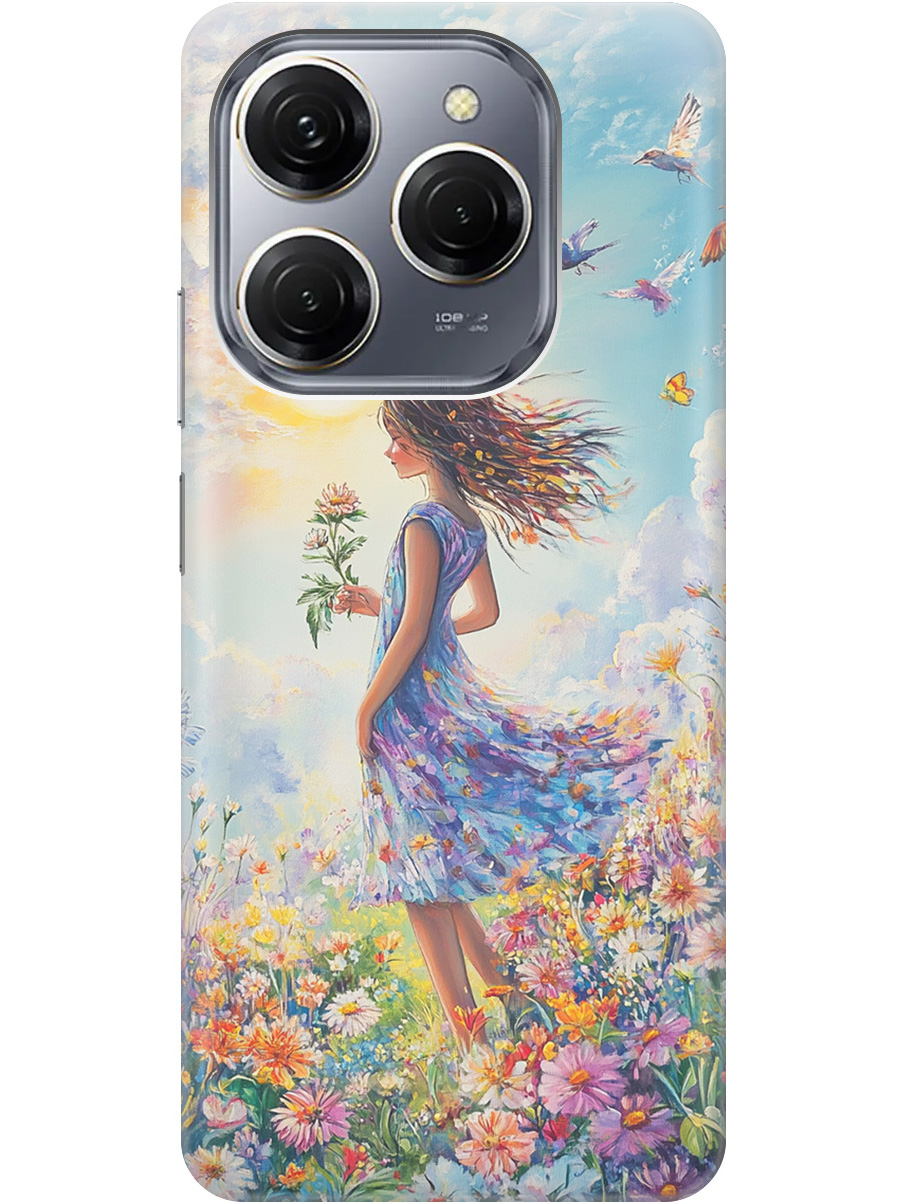 Силиконовый чехол на Tecno Spark 20 Pro с принтом "Девочка в поле цветов", Прозрачный;зеленый;розовый;синий;желтый, 779829023
Силиконовый чехол на Tecno Spark 20 Pro с принтом "Девочка в поле цветов", Прозрачный;зеленый;розовый;синий;желтый, 779829023