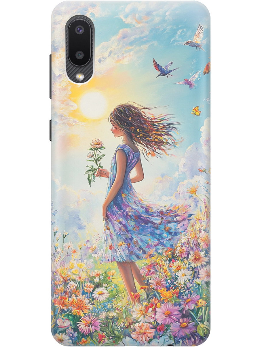 Силиконовый чехол на Samsung Galaxy A02 с принтом "Девочка в поле цветов", Прозрачный;зеленый;розовый;синий;желтый, 724352123
Силиконовый чехол на Samsung Galaxy A02 с принтом "Девочка в поле цветов", Прозрачный;зеленый;розовый;синий;желтый, 724352123
