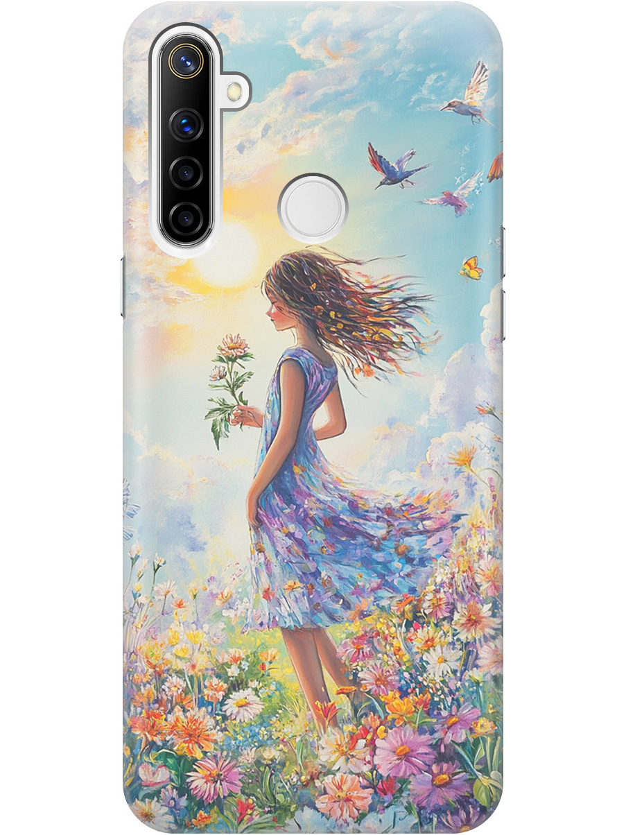 Силиконовый чехол на realme 5 / 6i / C3 с принтом "Девочка в поле цветов", Прозрачный;зеленый;розовый;синий;желтый, 726149623
Силиконовый чехол на realme 5 / 6i / C3 с принтом "Девочка в поле цветов", Прозрачный;зеленый;розовый;синий;желтый, 726149623