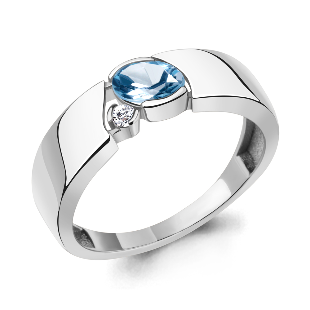 Кольцо из серебра с топазом\фианитом Aquamarine Aquamarine 6965805А_925_р р, 6965805А_925_р
Кольцо из серебра с топазом\фианитом Aquamarine Aquamarine 6965805А_925_р р, 6965805А_925_р