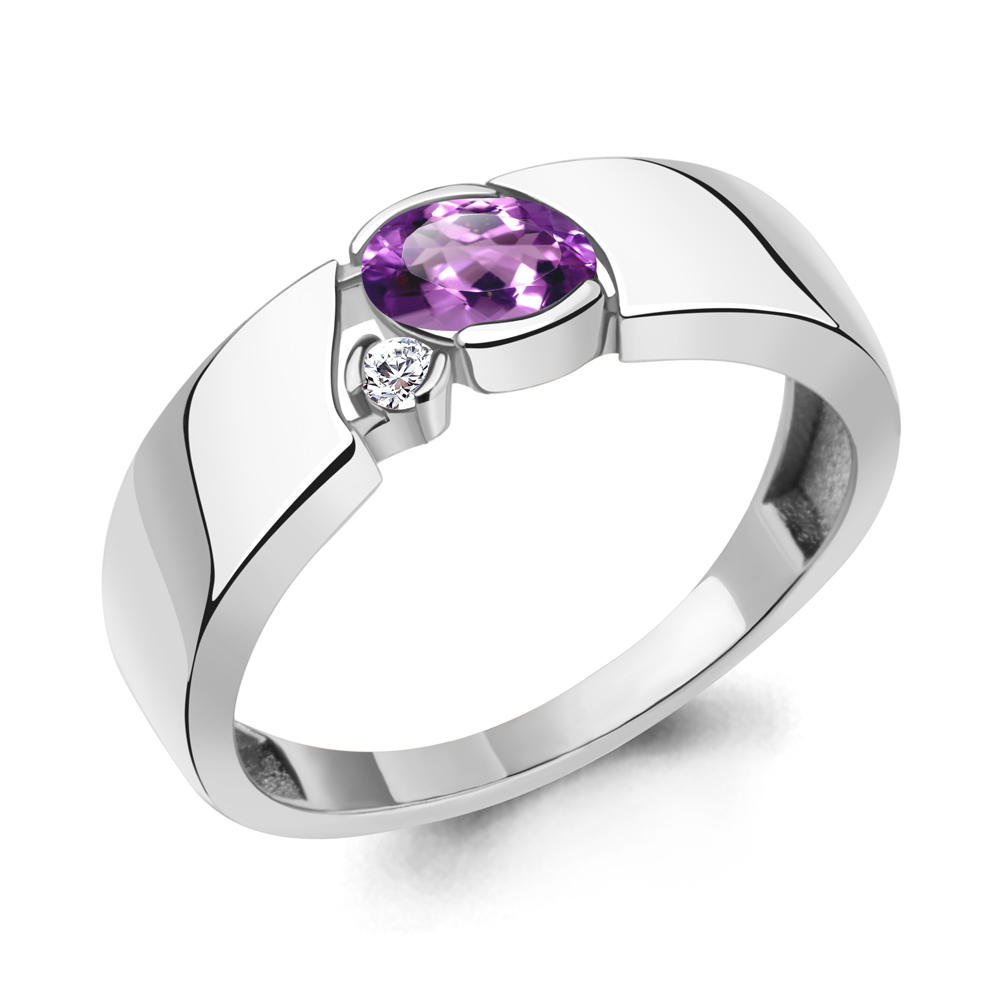 Кольцо из серебра с аметистом\фианитом Aquamarine Aquamarine 6965804А_925_р р. 18, 6965804А_925_р
Кольцо из серебра с аметистом\фианитом Aquamarine Aquamarine 6965804А_925_р р. 18, 6965804А_925_р