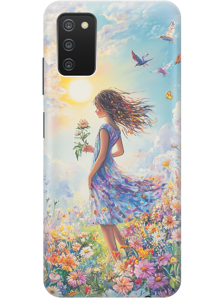 Силиконовый чехол на Samsung Galaxy A03s с принтом "Девочка в поле цветов", Прозрачный;зеленый;розовый;синий;желтый, 732241123
Силиконовый чехол на Samsung Galaxy A03s с принтом "Девочка в поле цветов", Прозрачный;зеленый;розовый;синий;желтый, 732241123