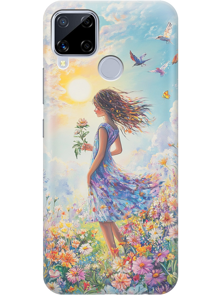 Силиконовый чехол на realme C15 / C25 с принтом "Девочка в поле цветов", Прозрачный;зеленый;розовый;синий;желтый, 726149823
Силиконовый чехол на realme C15 / C25 с принтом "Девочка в поле цветов", Прозрачный;зеленый;розовый;синий;желтый, 726149823