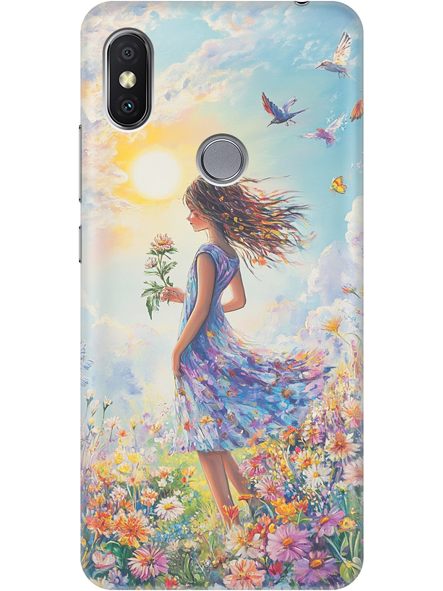 Силиконовый чехол на Xiaomi Redmi S2 с принтом "Девочка в поле цветов", Прозрачный;зеленый;розовый;синий;желтый, 718410223
Силиконовый чехол на Xiaomi Redmi S2 с принтом "Девочка в поле цветов", Прозрачный;зеленый;розовый;синий;желтый, 718410223
