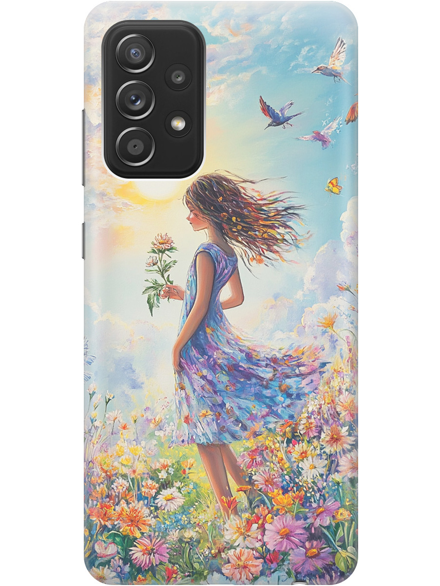 Силиконовый чехол на Samsung Galaxy A52 с принтом "Девочка в поле цветов", Прозрачный;зеленый;розовый;синий;желтый, 724990123
Силиконовый чехол на Samsung Galaxy A52 с принтом "Девочка в поле цветов", Прозрачный;зеленый;розовый;синий;желтый, 724990123