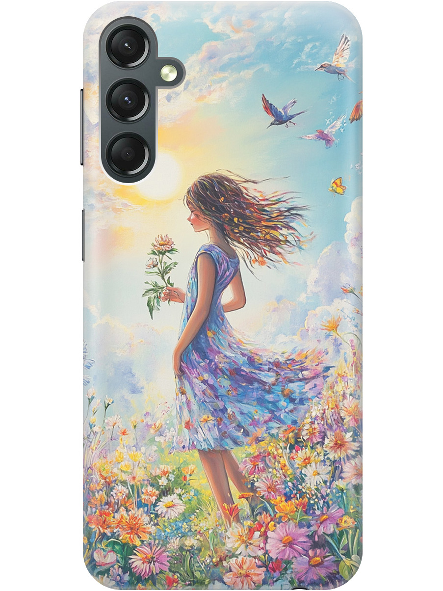 Силиконовый чехол на Samsung Galaxy A24 с принтом "Девочка в поле цветов", Прозрачный;зеленый;розовый;синий;желтый, 769395623
Силиконовый чехол на Samsung Galaxy A24 с принтом "Девочка в поле цветов", Прозрачный;зеленый;розовый;синий;желтый, 769395623