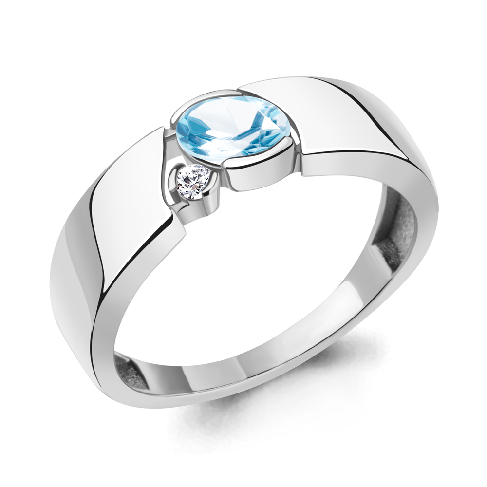 Кольцо из серебра с топазом Aquamarine Aquamarine 6965802А_925_р р. 19, 6965802А_925_р
Кольцо из серебра с топазом Aquamarine Aquamarine 6965802А_925_р р. 19, 6965802А_925_р