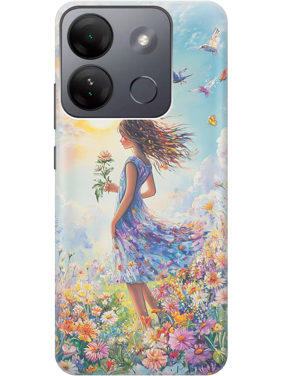 Силиконовый чехол на Infinix Smart 7 HD с принтом "Девочка в поле цветов", Прозрачный;зеленый;розовый;синий;желтый, 769392023
Силиконовый чехол на Infinix Smart 7 HD с принтом "Девочка в поле цветов", Прозрачный;зеленый;розовый;синий;желтый, 769392023