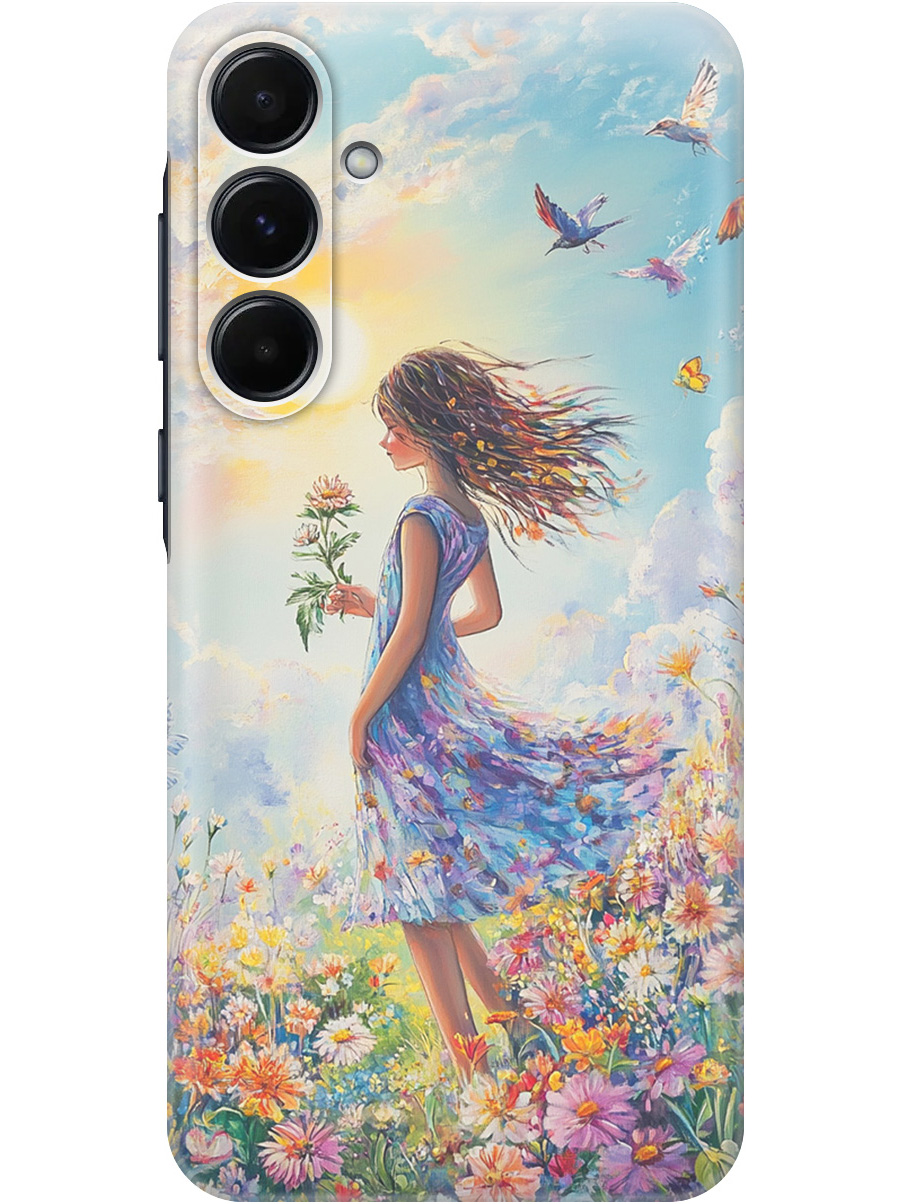 Силиконовый чехол на Samsung Galaxy A35 с принтом "Девочка в поле цветов", Прозрачный;зеленый;розовый;синий;желтый, 780484323
Силиконовый чехол на Samsung Galaxy A35 с принтом "Девочка в поле цветов", Прозрачный;зеленый;розовый;синий;желтый, 780484323