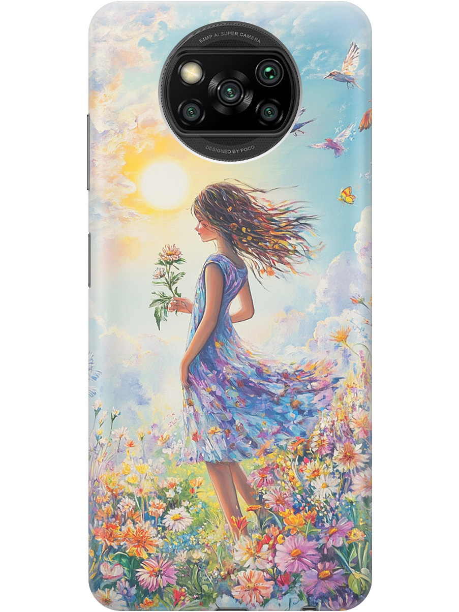 Силиконовый чехол на Xiaomi Poco X3 / X3 Pro с принтом "Девочка в поле цветов", Прозрачный;зеленый;розовый;синий;желтый, 723602723
Силиконовый чехол на Xiaomi Poco X3 / X3 Pro с принтом "Девочка в поле цветов", Прозрачный;зеленый;розовый;синий;желтый, 723602723