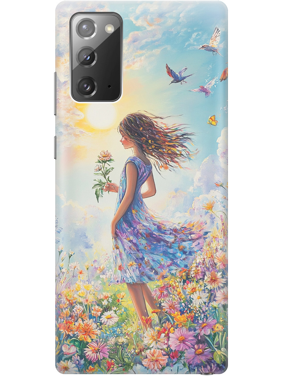 Силиконовый чехол на Samsung Galaxy Note 20 с принтом "Девочка в поле цветов", Прозрачный;зеленый;розовый;синий;желтый, 723276323
Силиконовый чехол на Samsung Galaxy Note 20 с принтом "Девочка в поле цветов", Прозрачный;зеленый;розовый;синий;желтый, 723276323