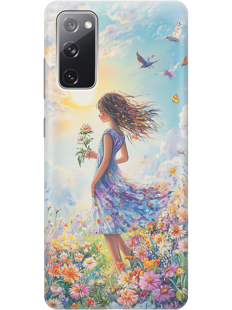 Силиконовый чехол на Samsung Galaxy S20 FE с принтом "Девочка в поле цветов", Прозрачный;зеленый;розовый;синий;желтый, 723485423
Силиконовый чехол на Samsung Galaxy S20 FE с принтом "Девочка в поле цветов", Прозрачный;зеленый;розовый;синий;желтый, 723485423