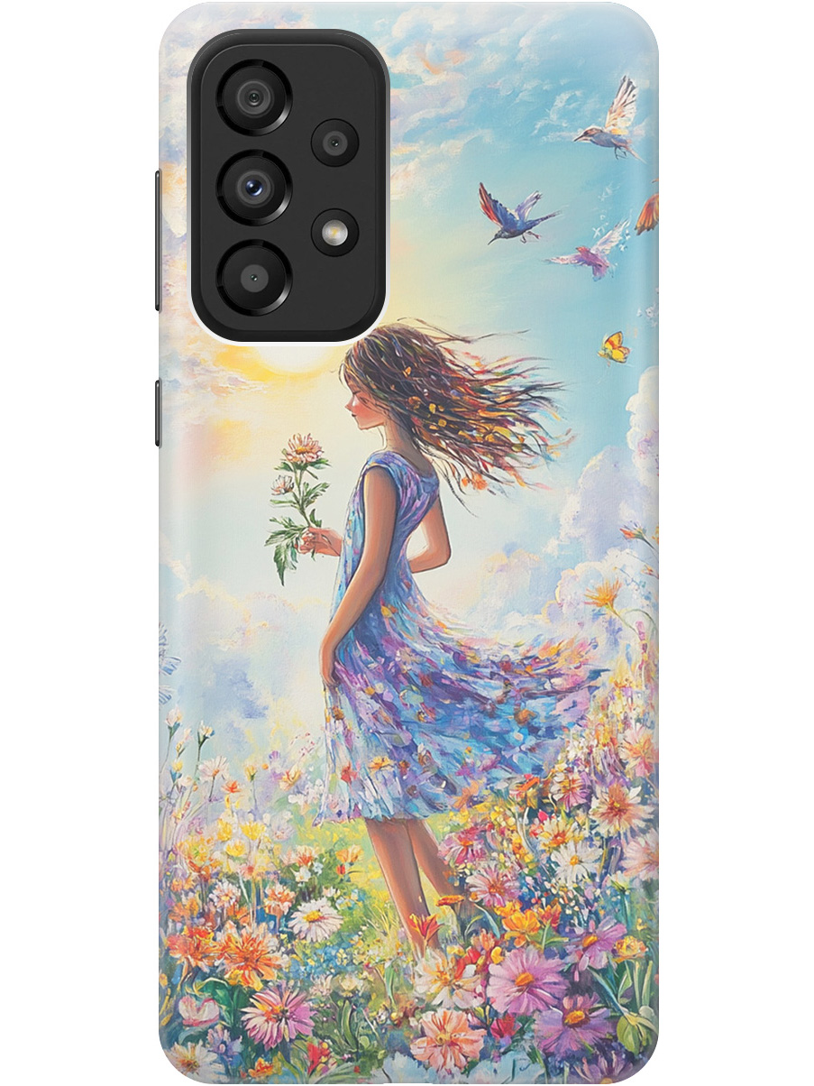 Силиконовый чехол на Samsung Galaxy A33 5G с принтом "Девочка в поле цветов", Прозрачный;зеленый;розовый;синий;желтый, 740132923
Силиконовый чехол на Samsung Galaxy A33 5G с принтом "Девочка в поле цветов", Прозрачный;зеленый;розовый;синий;желтый, 740132923