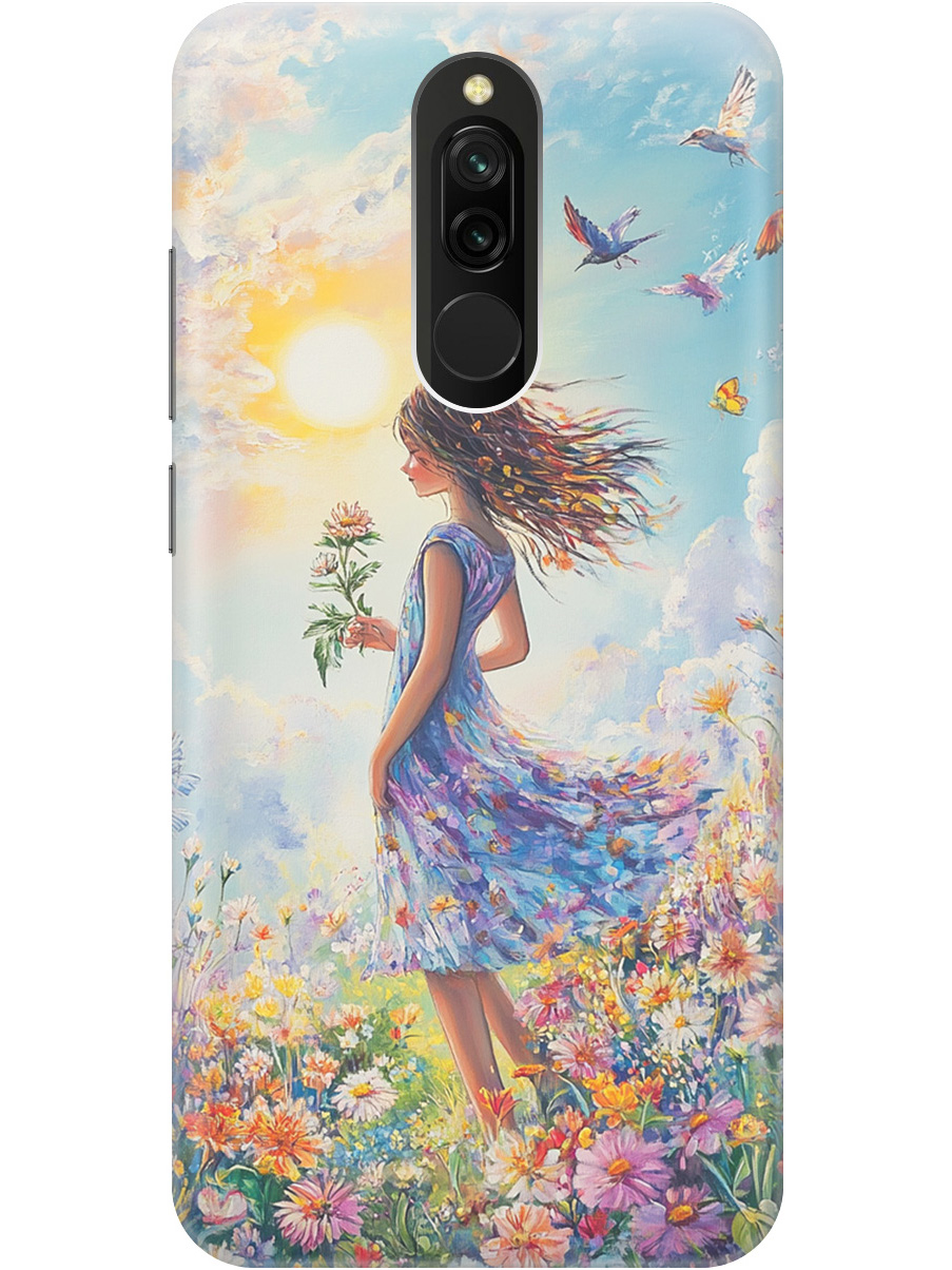 Силиконовый чехол на Xiaomi Redmi 8 с принтом "Девочка в поле цветов", Прозрачный;зеленый;розовый;синий;желтый, 722204523
Силиконовый чехол на Xiaomi Redmi 8 с принтом "Девочка в поле цветов", Прозрачный;зеленый;розовый;синий;желтый, 722204523