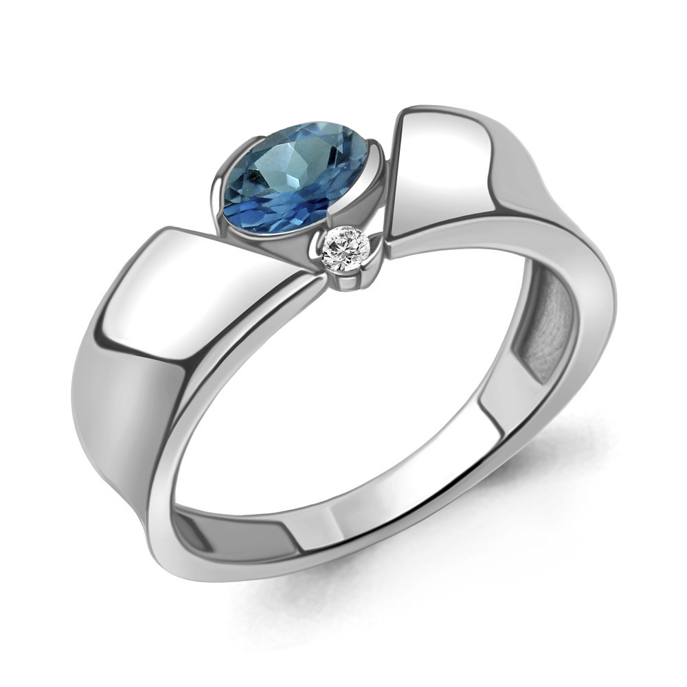 Кольцо из серебра с топазом\фианитом Aquamarine Aquamarine 6965708А_925_р р. 17, 6965708А_925_р
Кольцо из серебра с топазом\фианитом Aquamarine Aquamarine 6965708А_925_р р. 17, 6965708А_925_р