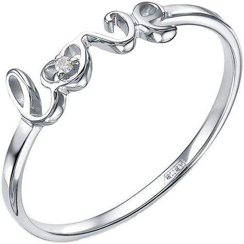Кольцо из белого золота с бриллиантом р. 17.5 Vesna jewelry 11324-251-01-00, 11324-251-01-00
Кольцо из белого золота с бриллиантом р. 17.5 Vesna jewelry 11324-251-01-00, 11324-251-01-00