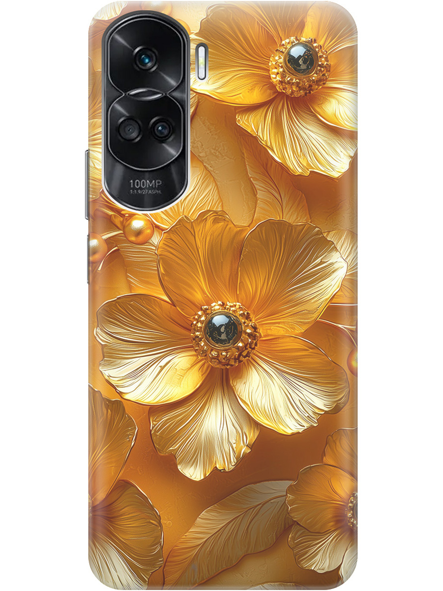 Силиконовый чехол на Honor 90 Lite с принтом "Золотые цветы", Прозрачный;золотистый;черный, 772622623
Силиконовый чехол на Honor 90 Lite с принтом "Золотые цветы", Прозрачный;золотистый;черный, 772622623