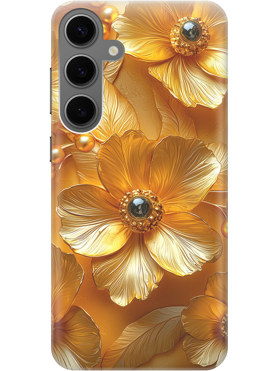 Силиконовый чехол на Samsung Galaxy S24+ с принтом "Золотые цветы", Прозрачный;золотистый;черный, 779824623
Силиконовый чехол на Samsung Galaxy S24+ с принтом "Золотые цветы", Прозрачный;золотистый;черный, 779824623