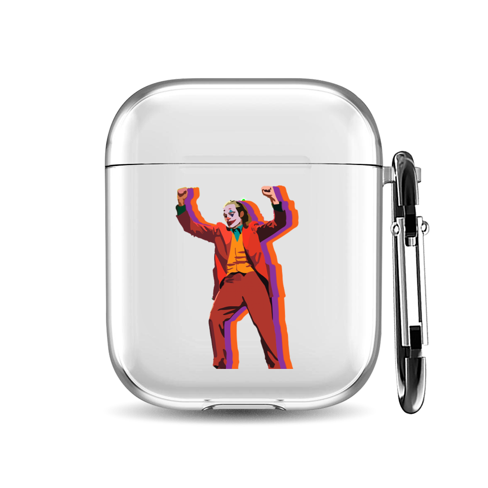 Силиконовый чехол для наушников Airpods 1/2 "Танцующий Джокер фильм 2019", AIPC-410-9A-1
Силиконовый чехол для наушников Airpods 1/2 "Танцующий Джокер фильм 2019", AIPC-410-9A-1