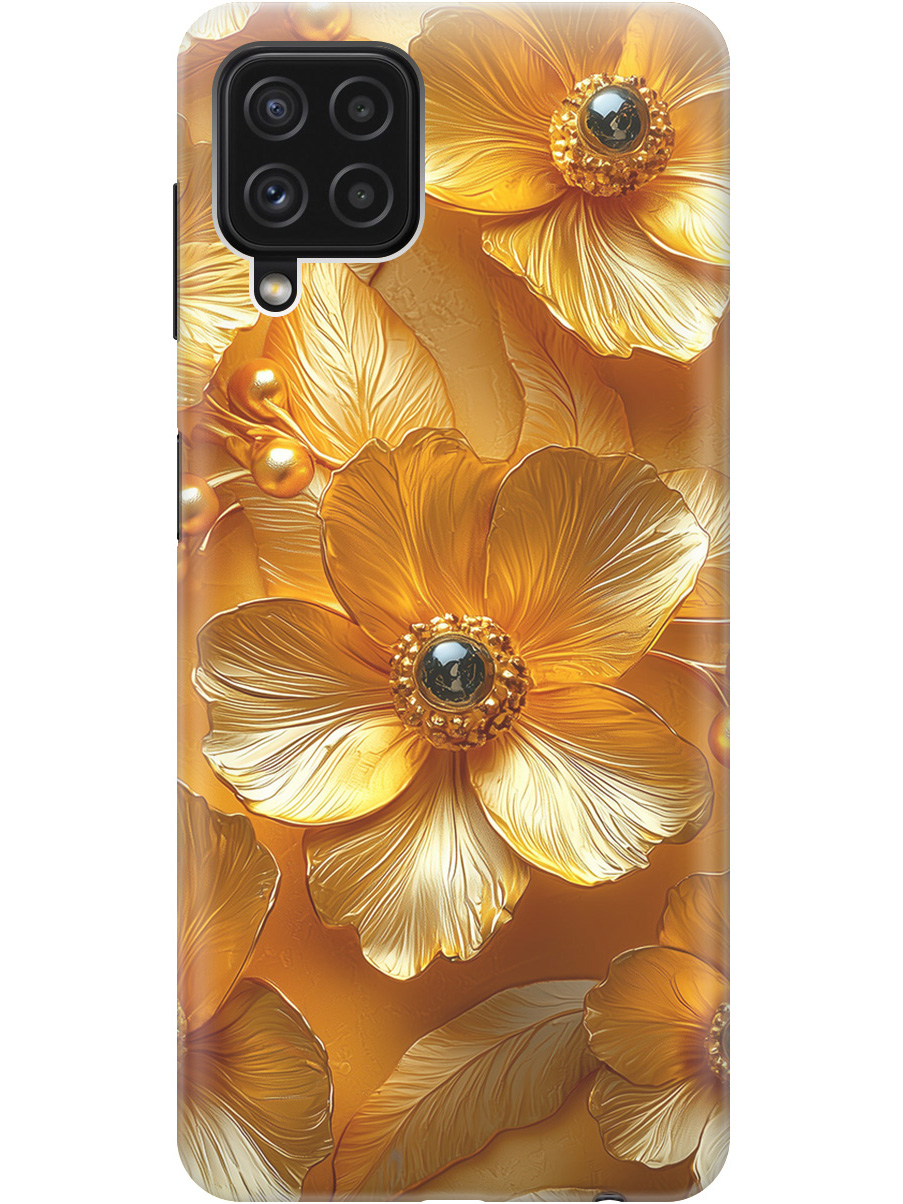 Силиконовый чехол на Samsung Galaxy A22 / M32 / M22 с принтом "Золотые цветы", Прозрачный;золотистый;черный, 730829523
Силиконовый чехол на Samsung Galaxy A22 / M32 / M22 с принтом "Золотые цветы", Прозрачный;золотистый;черный, 730829523