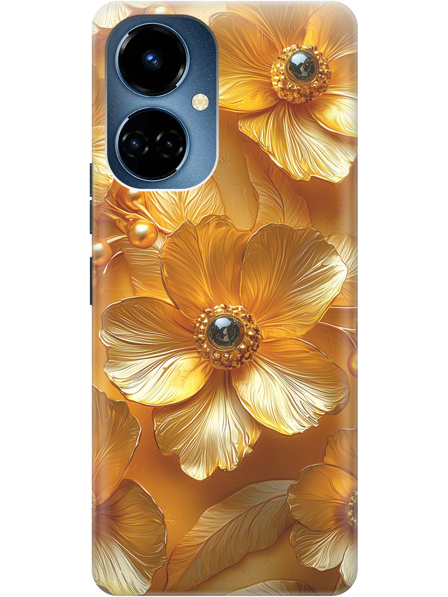 Силиконовый чехол на Tecno Camon 19 / 19 Pro с принтом "Золотые цветы", Прозрачный;золотистый;черный, 778675823
Силиконовый чехол на Tecno Camon 19 / 19 Pro с принтом "Золотые цветы", Прозрачный;золотистый;черный, 778675823