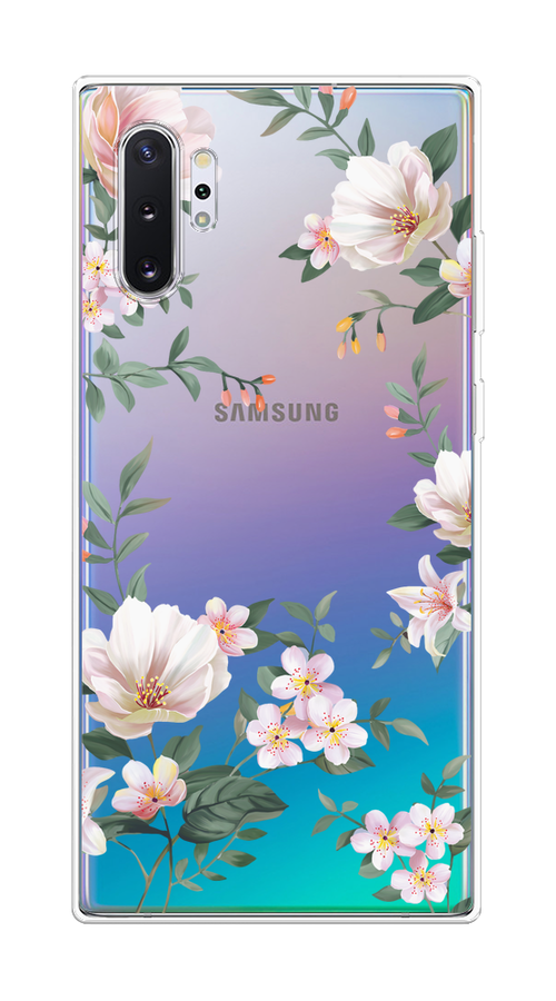 Чехол на Samsung Galaxy Note 10 Plus "Beautiful white flowers", Бежевый;зеленый, 28550-1
Чехол на Samsung Galaxy Note 10 Plus "Beautiful white flowers", Бежевый;зеленый, 28550-1