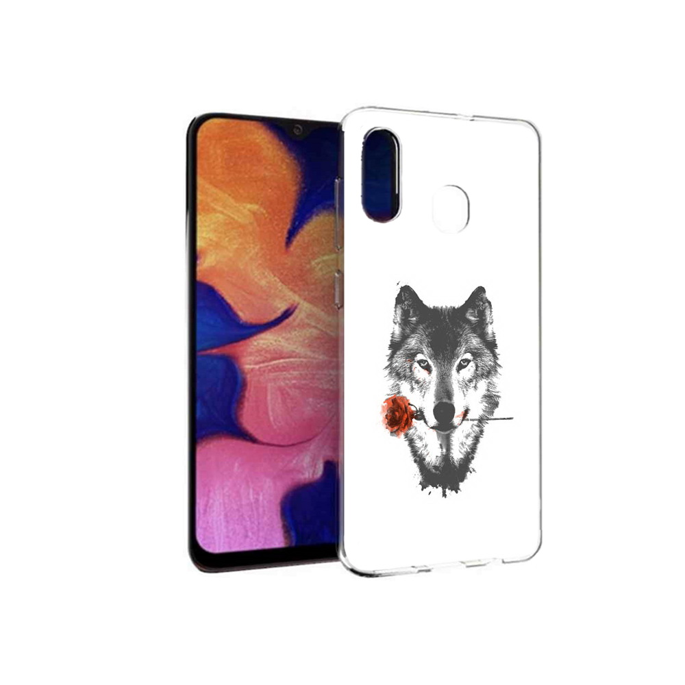 Чехол MyPads Tocco для Samsung Galaxy A30 волк с розой (PT126700.499.270), Прозрачный, Tocco
Чехол MyPads Tocco для Samsung Galaxy A30 волк с розой (PT126700.499.270), Прозрачный, Tocco