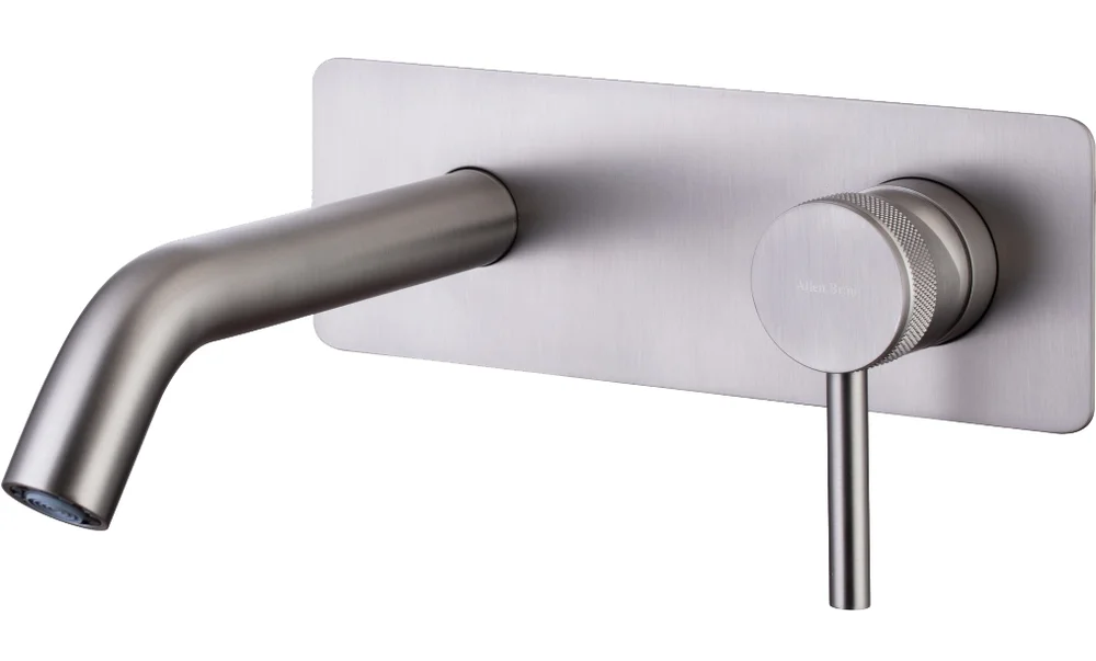 фото Смеситель для раковины allen brau priority 5.31003-bn с внутренней частью брашированный н