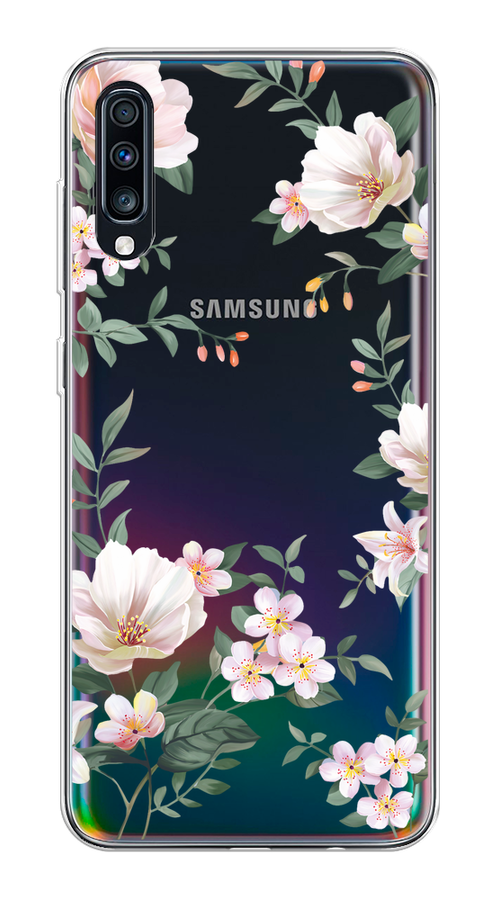 Чехол на Samsung Galaxy A70 "Beautiful white flowers", Бежевый;зеленый, 28150-1
Чехол на Samsung Galaxy A70 "Beautiful white flowers", Бежевый;зеленый, 28150-1