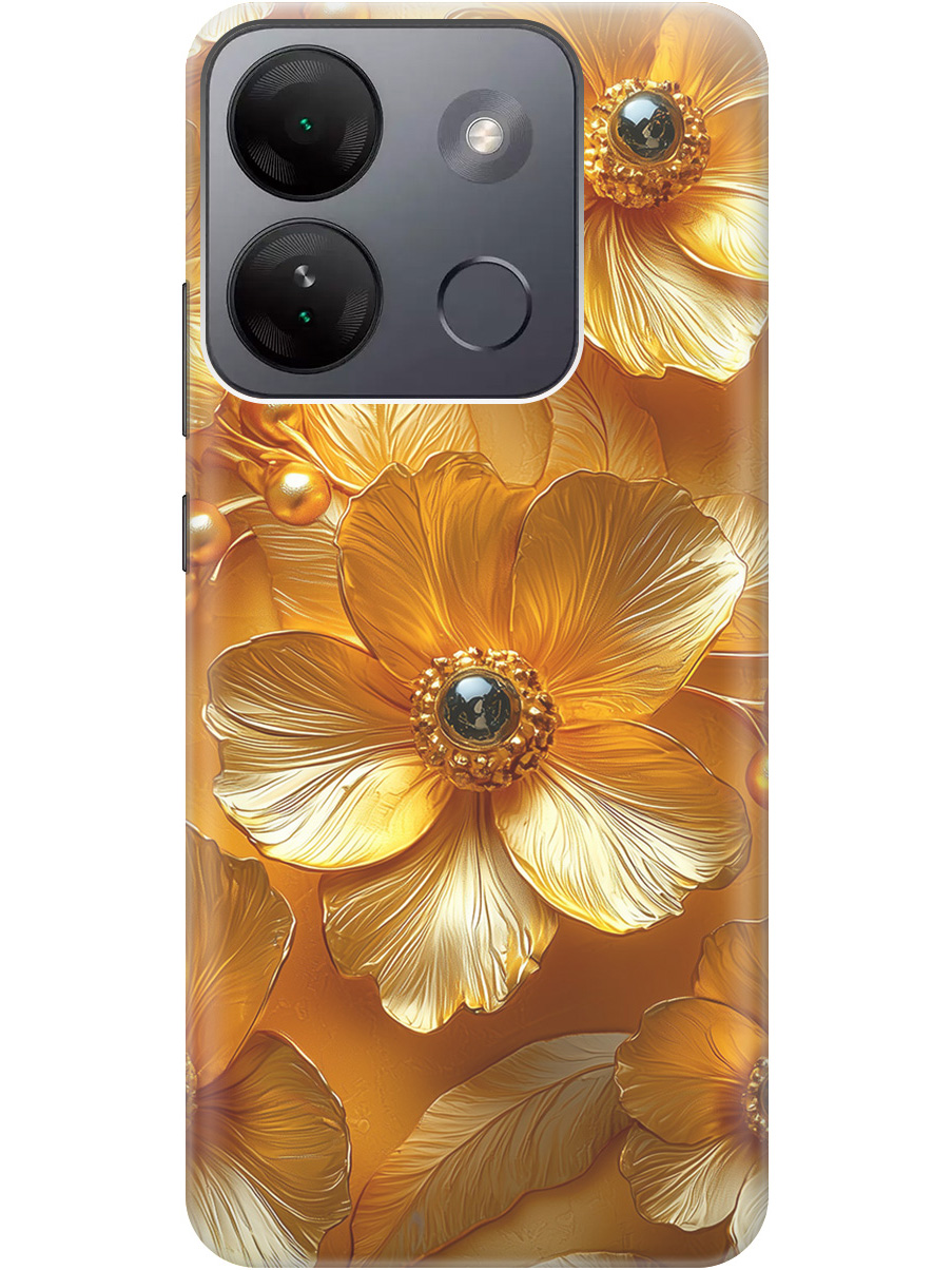 Силиконовый чехол на Infinix Smart 7 HD с принтом "Золотые цветы", Прозрачный;золотистый;черный, 769392023
Силиконовый чехол на Infinix Smart 7 HD с принтом "Золотые цветы", Прозрачный;золотистый;черный, 769392023