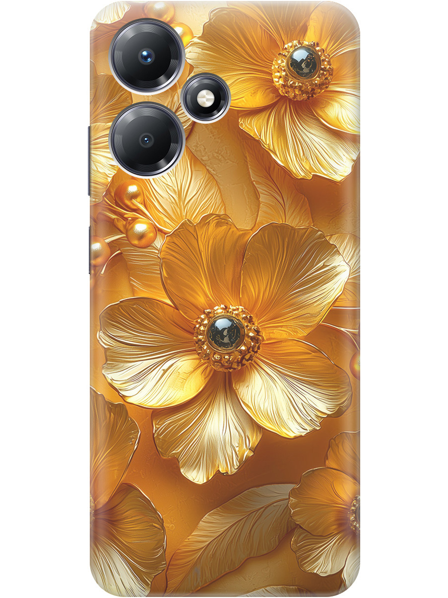 Силиконовый чехол на Infinix Hot 30 Play с принтом "Золотые цветы", Прозрачный;золотистый;черный, 773941023
Силиконовый чехол на Infinix Hot 30 Play с принтом "Золотые цветы", Прозрачный;золотистый;черный, 773941023