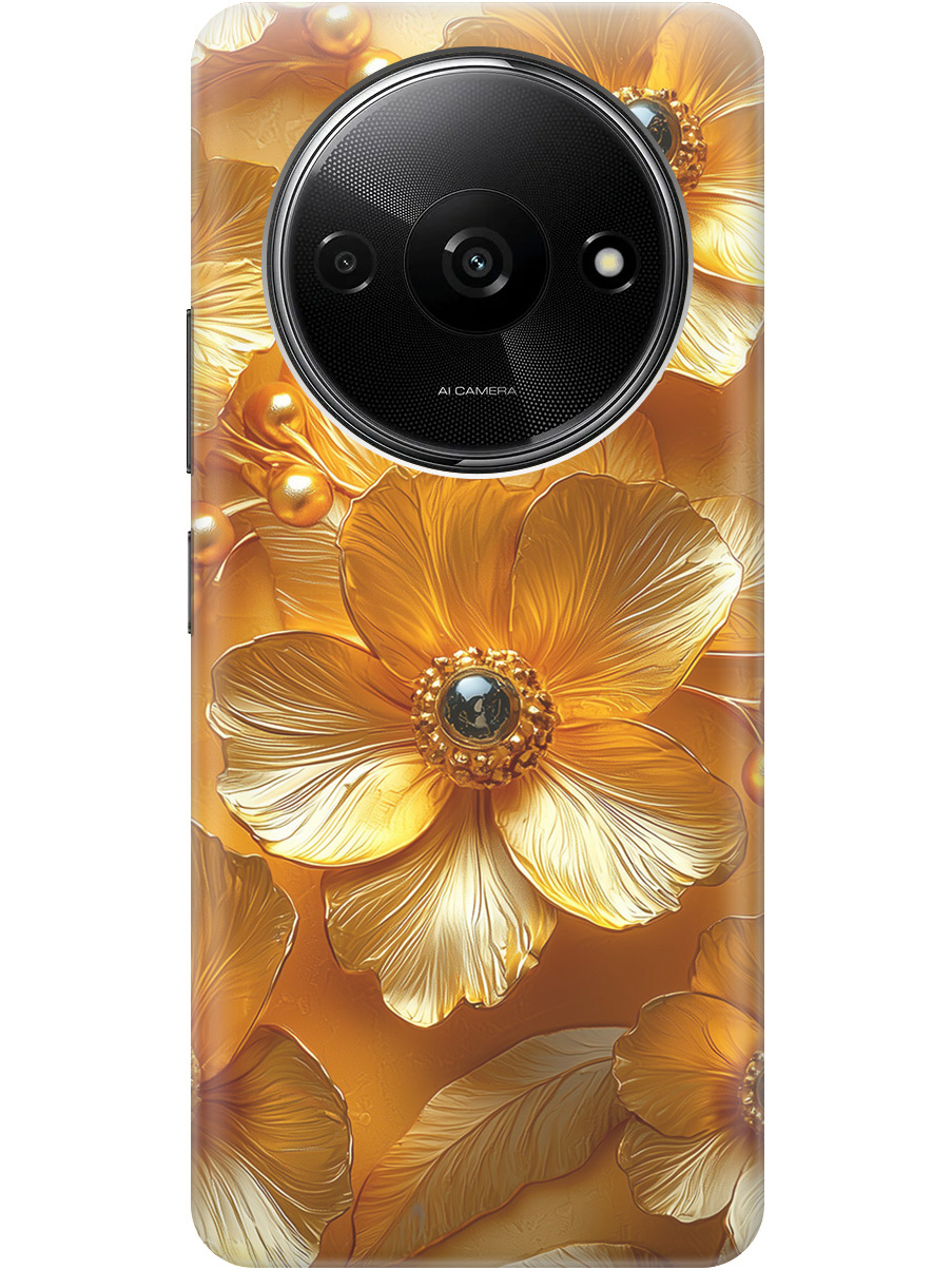 Силиконовый чехол на Xiaomi Redmi A3 / Poco C61 с принтом "Золотые цветы", Прозрачный;золотистый;черный, 780484023
Силиконовый чехол на Xiaomi Redmi A3 / Poco C61 с принтом "Золотые цветы", Прозрачный;золотистый;черный, 780484023
