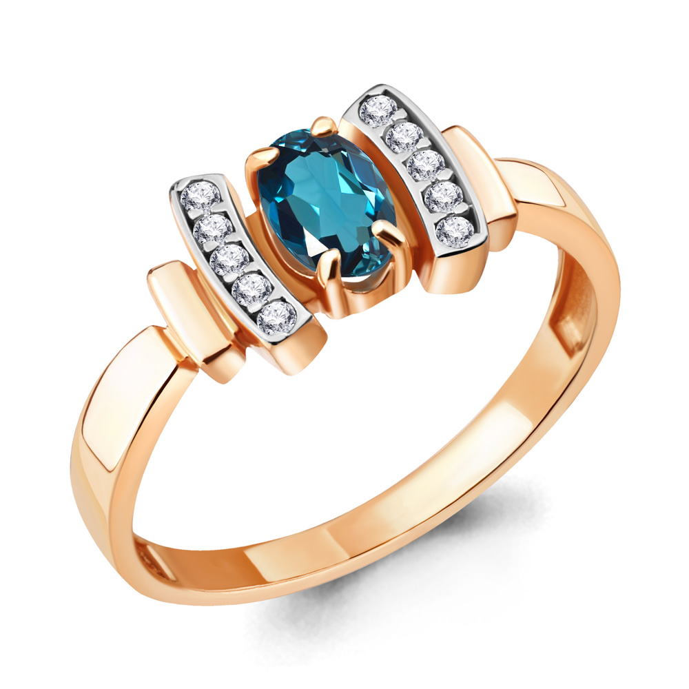 Кольцо из серебра с топазом\фианитом Aquamarine Aquamarine 6919908А_925_з р, 6919908А_925_з
Кольцо из серебра с топазом\фианитом Aquamarine Aquamarine 6919908А_925_з р, 6919908А_925_з