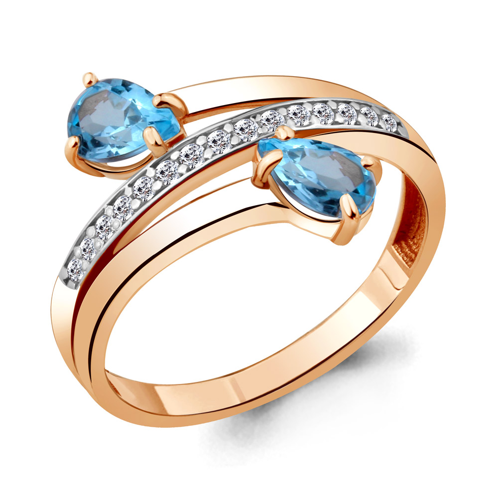 Кольцо из серебра с топазом\фианитом Aquamarine Aquamarine 6917905А_925_з р, 6917905А_925_з
Кольцо из серебра с топазом\фианитом Aquamarine Aquamarine 6917905А_925_з р, 6917905А_925_з