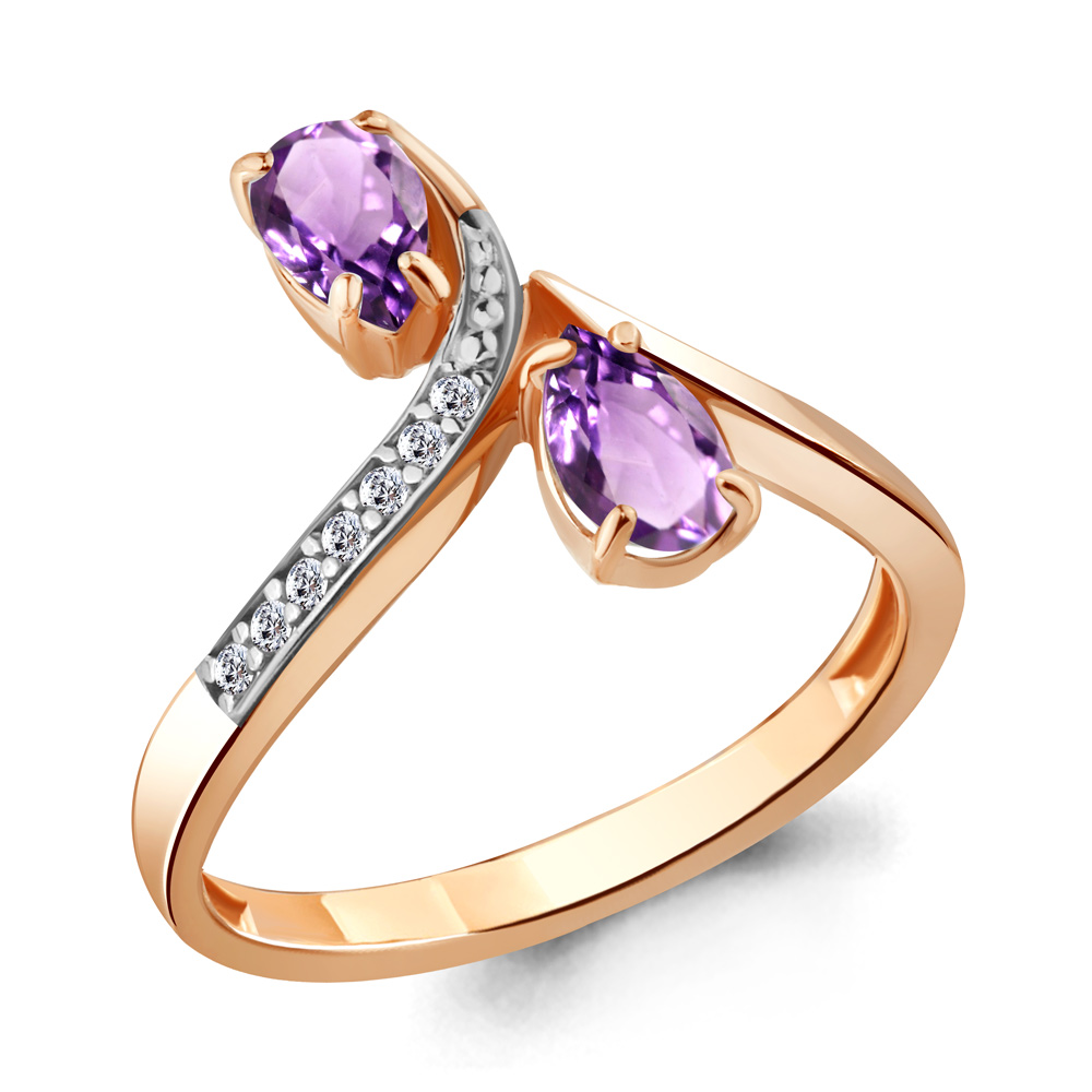 Кольцо из серебра с аметистом\фианитом Aquamarine Aquamarine 6917804А_925_з р. 18,5, 6917804А_925_з
Кольцо из серебра с аметистом\фианитом Aquamarine Aquamarine 6917804А_925_з р. 18,5, 6917804А_925_з