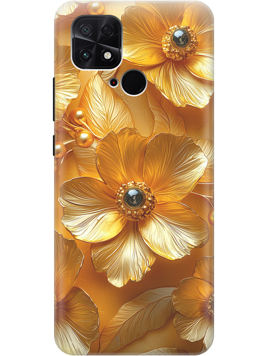 Силиконовый чехол на Xiaomi Poco C40 с принтом "Золотые цветы", Прозрачный;золотистый;черный, 740187923
Силиконовый чехол на Xiaomi Poco C40 с принтом "Золотые цветы", Прозрачный;золотистый;черный, 740187923
