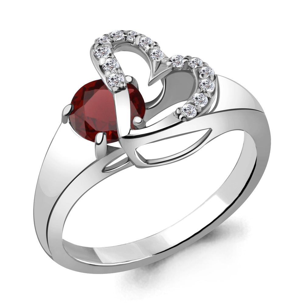 Кольцо из серебра с гранатом Aquamarine Aquamarine 6916403А_925_р р. 18, 6916403А_925_р
Кольцо из серебра с гранатом Aquamarine Aquamarine 6916403А_925_р р. 18, 6916403А_925_р