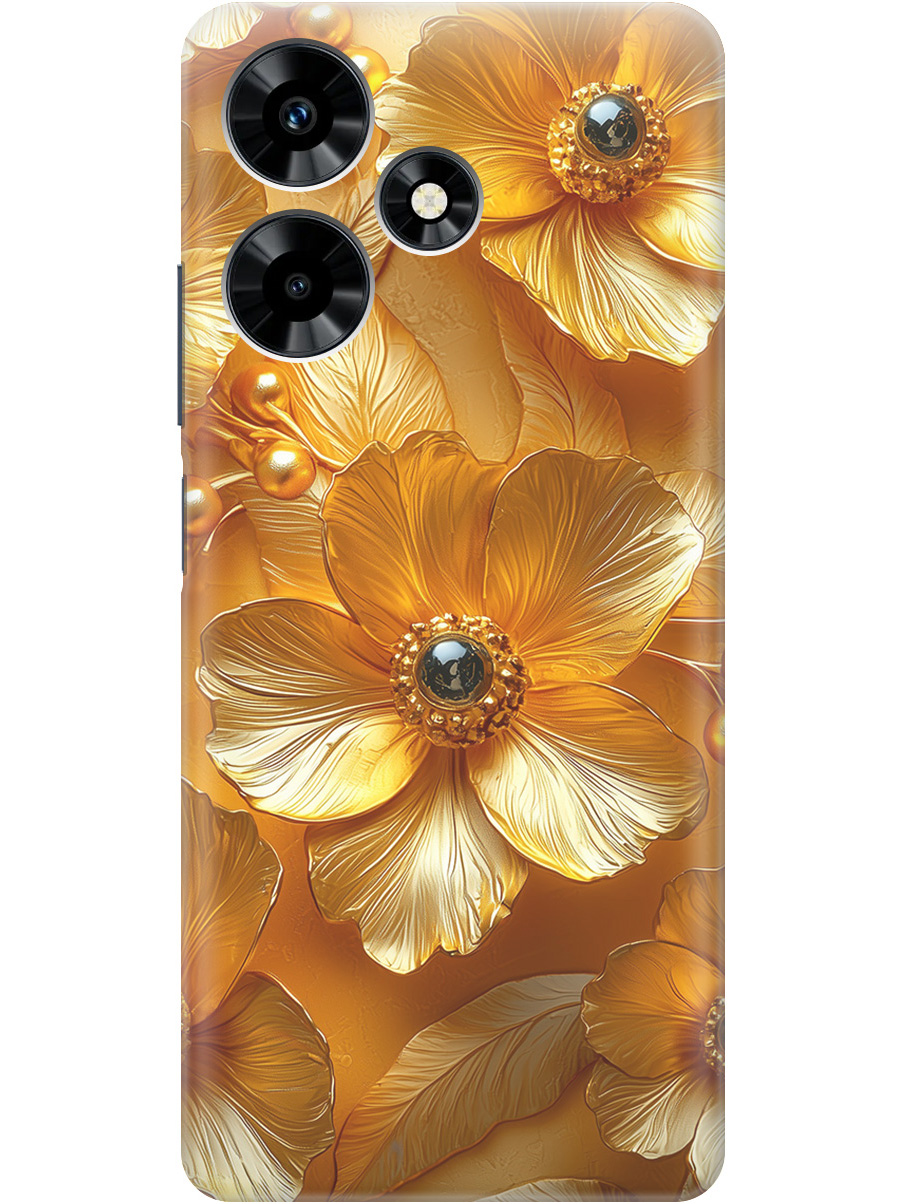 Силиконовый чехол на Infinix Hot 30 с принтом "Золотые цветы", Прозрачный;золотистый;черный, 773940123
Силиконовый чехол на Infinix Hot 30 с принтом "Золотые цветы", Прозрачный;золотистый;черный, 773940123