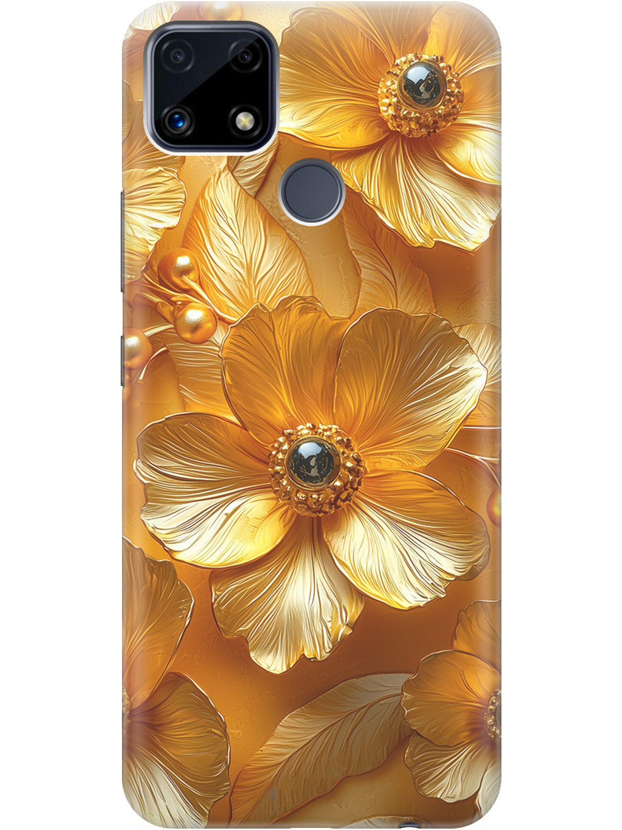 Силиконовый чехол на Realme C25 / C25S с принтом "Золотые цветы", Прозрачный;золотистый;черный, 732395323
Силиконовый чехол на Realme C25 / C25S с принтом "Золотые цветы", Прозрачный;золотистый;черный, 732395323