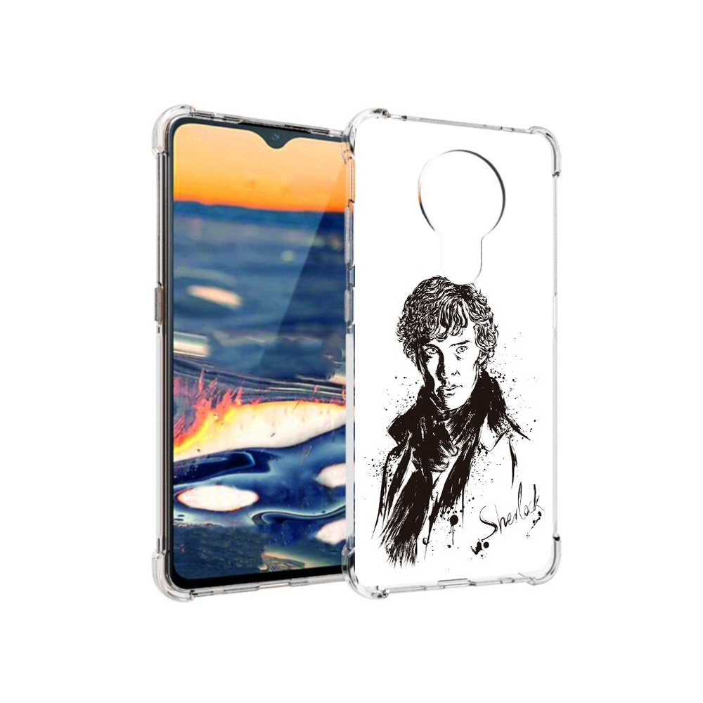 Чехол MyPads Tocco для Nokia 5.3 шерлок холмс портрет (PT227052.106.698), Прозрачный, Tocco
Чехол MyPads Tocco для Nokia 5.3 шерлок холмс портрет (PT227052.106.698), Прозрачный, Tocco