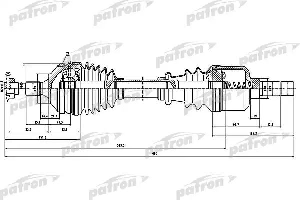 Полуось Лев Peugeot: 406 2.0 Hdi 110/2.0 Turbo/2.1 Td 12V/3.0 24V 95-04;406 Break 2.0 Turb
Полуось Лев Peugeot: 406 2.0 Hdi 110/2.0 Turbo/2.1 Td 12V/3.0 24V 95-04;406 Break 2.0 Turb