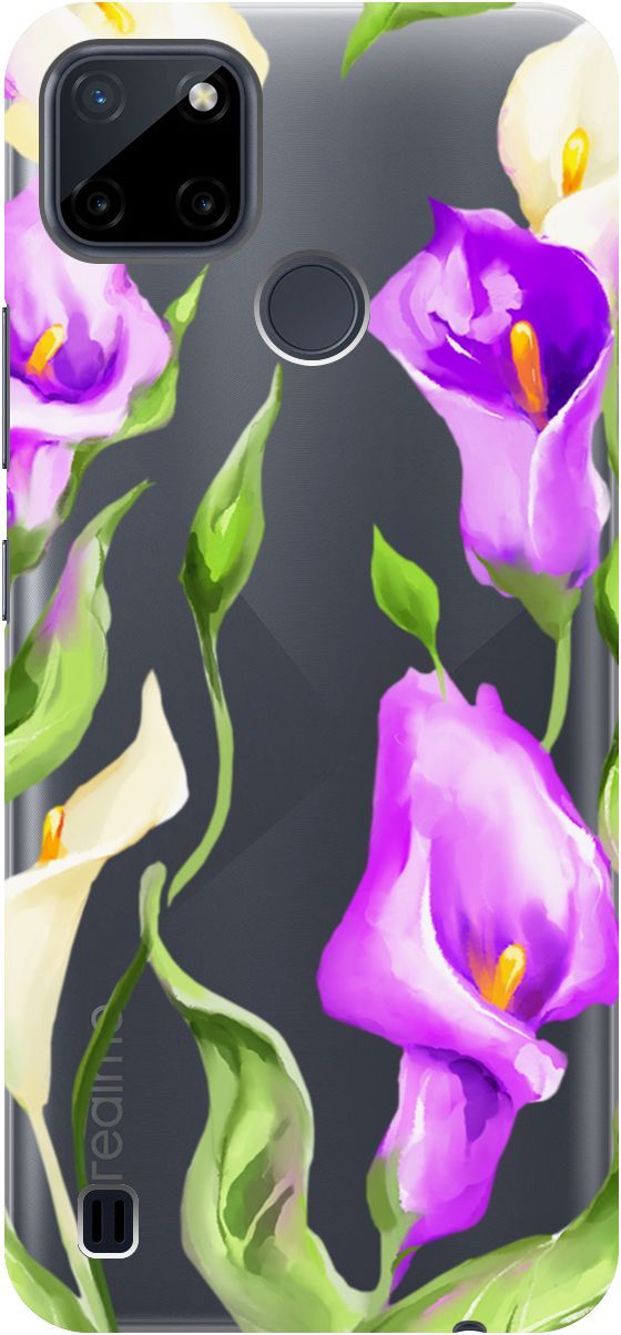 Силиконовый чехол на Realme C21Y "Amazing Callas" прозрачный, Прозрачный;фиолетовый, 5647
Силиконовый чехол на Realme C21Y "Amazing Callas" прозрачный, Прозрачный;фиолетовый, 5647