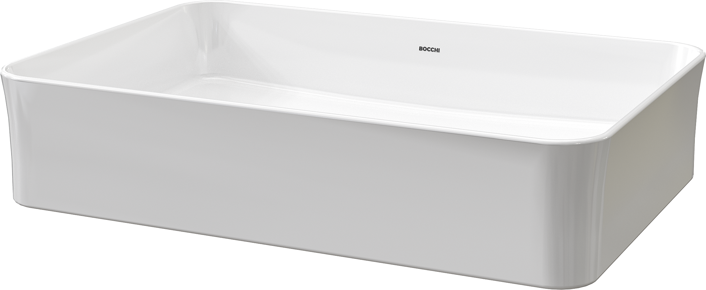 фото Раковина bocchi sottile 1476-001-0125 глянцевая белая