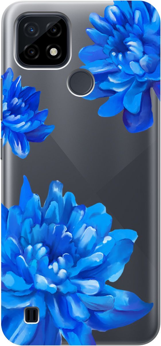 Силиконовый чехол на realme C21 "Amazing Asters" прозрачный, Прозрачный;голубой, 5334
Силиконовый чехол на realme C21 "Amazing Asters" прозрачный, Прозрачный;голубой, 5334