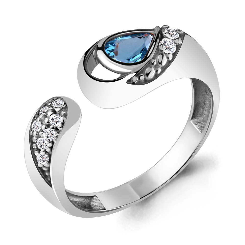 Кольцо из серебра с топазом\фианитом Aquamarine Aquamarine 6915005А_925_р р. 17,5, 6915005А_925_р
Кольцо из серебра с топазом\фианитом Aquamarine Aquamarine 6915005А_925_р р. 17,5, 6915005А_925_р