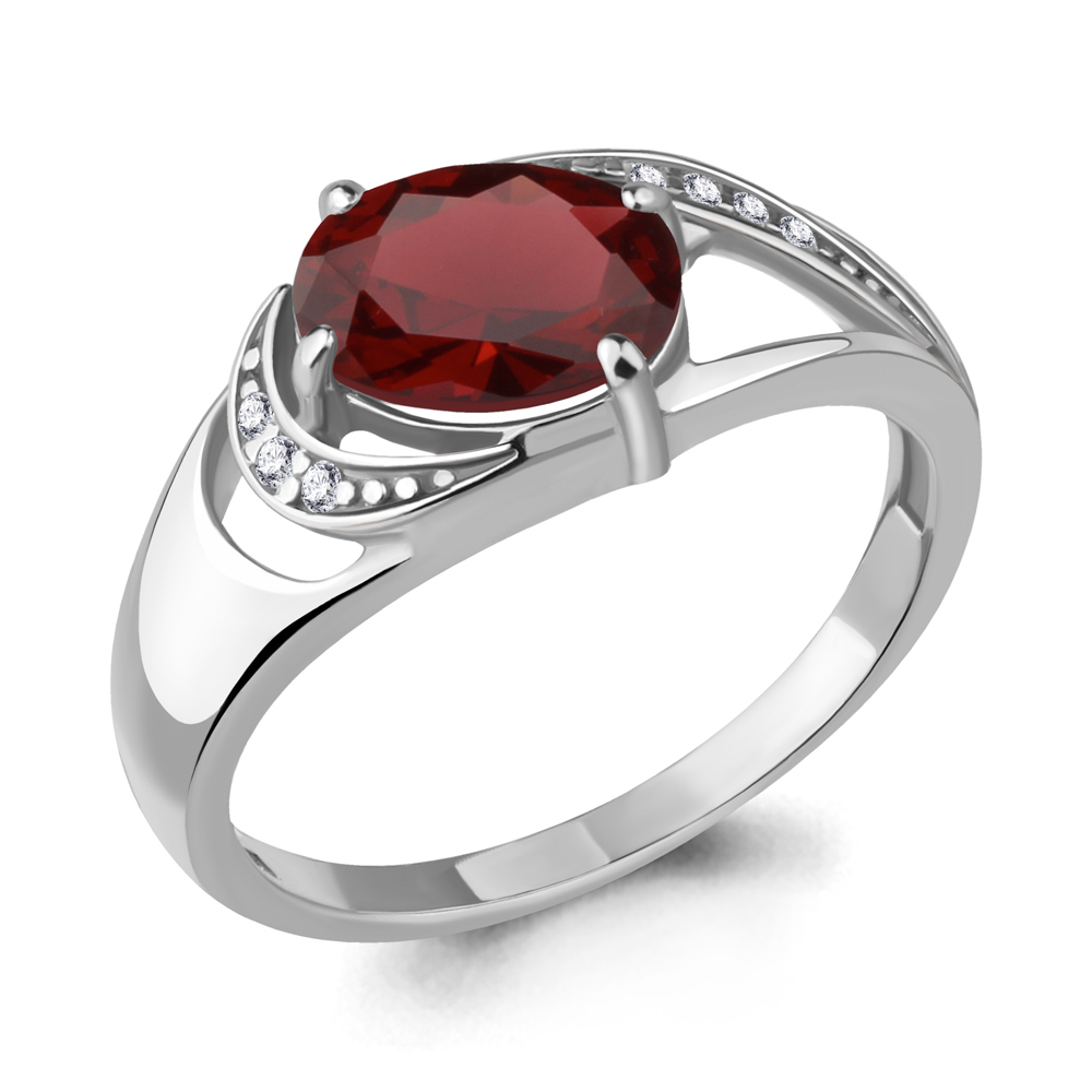 Кольцо из серебра с гранатом Aquamarine Aquamarine 6914903А_925_р р. 18, 6914903А_925_р
Кольцо из серебра с гранатом Aquamarine Aquamarine 6914903А_925_р р. 18, 6914903А_925_р