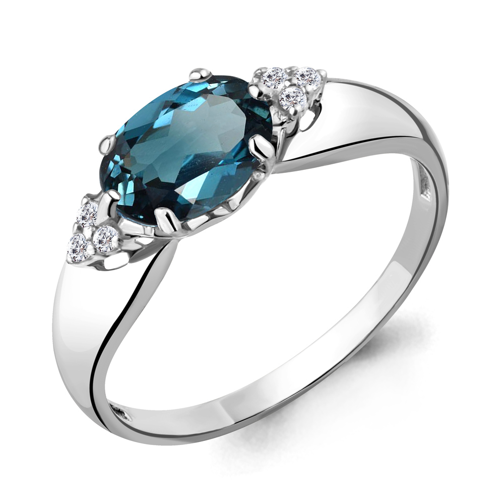 Кольцо из серебра с топазом\фианитом Aquamarine Aquamarine 6914708А_925_р р, 6914708А_925_р
Кольцо из серебра с топазом\фианитом Aquamarine Aquamarine 6914708А_925_р р, 6914708А_925_р