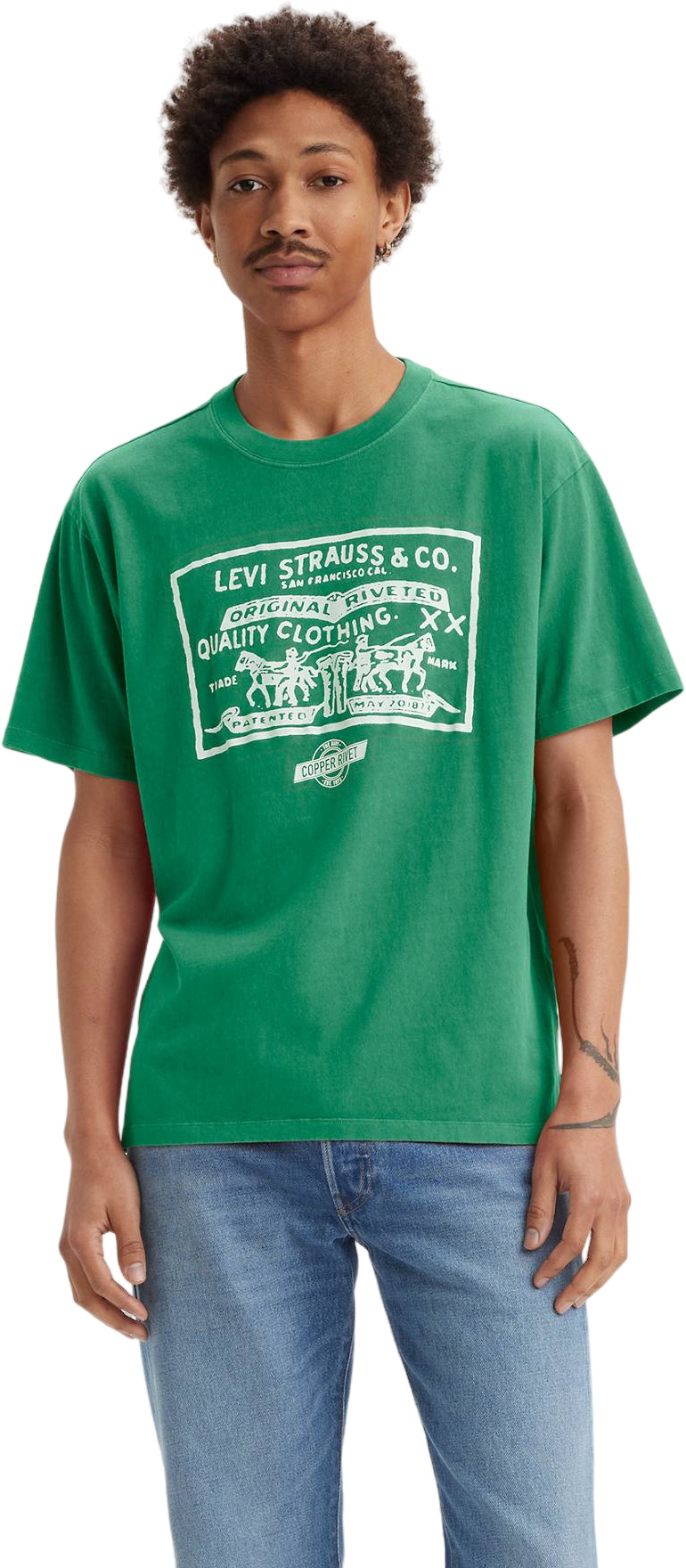 Футболка мужская LEVIS Men Vintage Fit Graphic Tee зеленая M, Зеленый, Men Vintage Fit Graphic Tee
Футболка мужская LEVIS Men Vintage Fit Graphic Tee зеленая M, Зеленый, Men Vintage Fit Graphic Tee