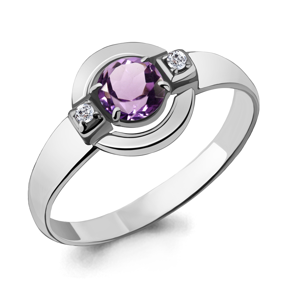 Кольцо из серебра с аметистом\фианитом Aquamarine Aquamarine 6912304А_925_р р, 6912304А_925_р
Кольцо из серебра с аметистом\фианитом Aquamarine Aquamarine 6912304А_925_р р, 6912304А_925_р